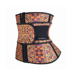 High-Quality African Print Waist Trainer / Cincher Single Belt