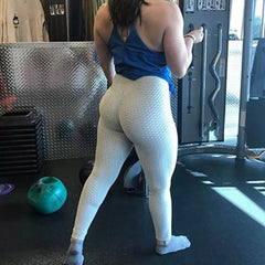 Bubble wrinkle Gym workout sexy Leggings