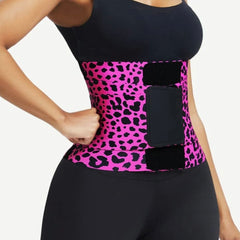 Leopard Print Waist Trainer Gym Training High Quality Compression Tummy Control Shaper