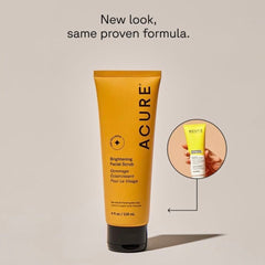 Acure Brightening Facial Scrub- 100% Vegan