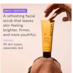 Acure Brightening Facial Scrub- 100% Vegan