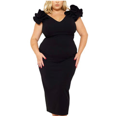 Midi Stylish I Am Gorgeous All Size Plus Size Dress for Women