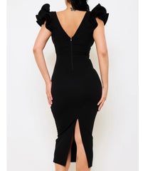 Midi Stylish I Am Gorgeous All Size Plus Size Dress for Women