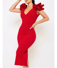 Midi Stylish I Am Gorgeous All Size Plus Size Dress for Women