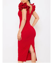 Midi Stylish I Am Gorgeous All Size Plus Size Dress for Women