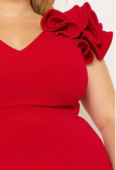 Midi Stylish I Am Gorgeous All Size Plus Size Dress for Women