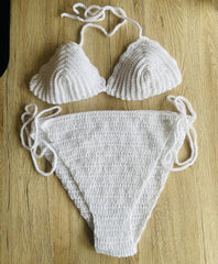 Stunning Chippoh Knit Crotchet Bikini Swimwear Set