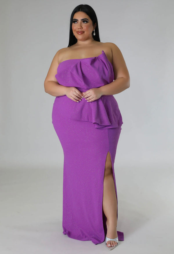 Wardrobenthings Classy as ever Glittered Plus Size Dress