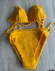Stunning Chippoh Knit Crotchet Bikini Swimwear Set