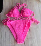 Stunning Chippoh Knit Crotchet Bikini Swimwear Set