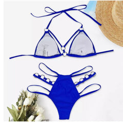 Laila Strings Attached Bikini Swimsuit Swimwear