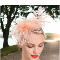 Sofie Fascinator Cocktail, Tea Party, Funeral or Wedding Elegant Fedora Hat