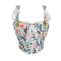 Marie High Quality Tank Crop Corset Top Bustier Cami Top