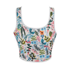 Marie High Quality Tank Crop Corset Top Bustier Cami Top