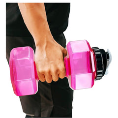 Wardrobenthings Boujee Dumbbell Shaped Gym Fitness  Water Bottle 2.6 L
