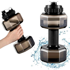 Wardrobenthings Boujee Dumbbell Shaped Gym Fitness  Water Bottle 2.6 L