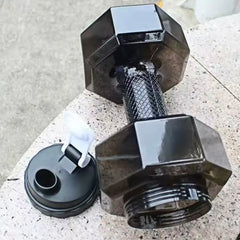 Wardrobenthings Boujee Dumbbell Shaped Gym Fitness  Water Bottle 2.6 L