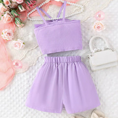Tarely Pretty Mesh Rose Children Girls  Dress Set