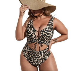 Leopard print Jolly Plus Size swimsuit