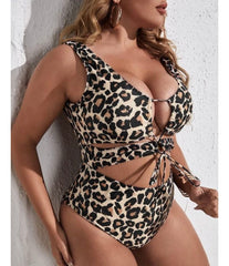 Leopard print Jolly Plus Size swimsuit
