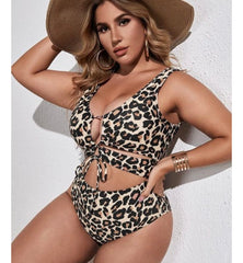Leopard print Jolly Plus Size swimsuit