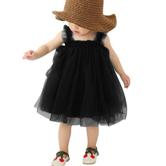 Amelia Party Birthday Wedding Mesh Light Tutu Dress for Girls Kids