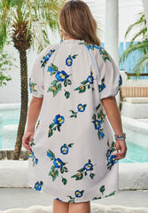 Malia Summer Floral Plus Size Dress for Women