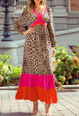 Stacey Brown Leopard Print All Size Plus Size Gorgeous Dress