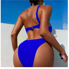 Nona Gorgeous Hollow Out Bikini Swimsuit Swimwear