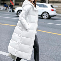 Miss Q Winter Long Bomber Parka Puffer jackets for women