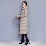 Miss Q Winter Long Bomber Parka Puffer jackets for women