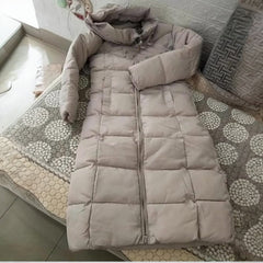 Miss Q Winter Long Bomber Parka Puffer jackets for women