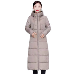 Miss Q Winter Long Bomber Parka Puffer jackets for women