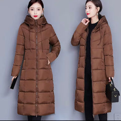 Miss Q Winter Long Bomber Parka Puffer jackets for women