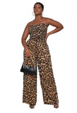 Jessica Leopard Jumpsuit for Women