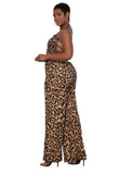 Jessica Leopard Jumpsuit for Women