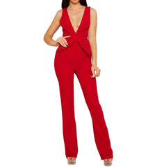 Emilia Mid Bow Jumpsuits