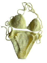 Stunning Chippoh Knit Crotchet Bikini Swimwear Set