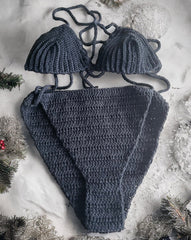 Stunning Chippoh Knit Crotchet Bikini Swimwear Set