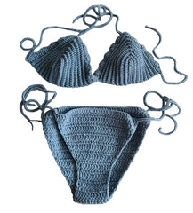 Stunning Chippoh Knit Crotchet Bikini Swimwear Set