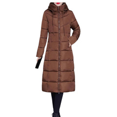 Miss Q Winter Long Bomber Parka Puffer jackets for women