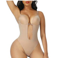 Body Shaper Invisible Push-up Wear Bra Tummy Control