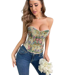 Zelda High Quality Tank Crop Corset Top Bustier Cami Top
