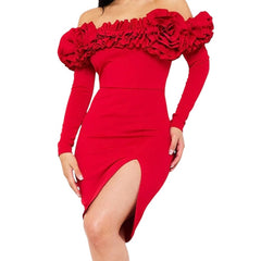 High Quality Alicia Ruffle Dress for Women