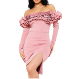 High Quality Alicia Ruffle Dress for Women