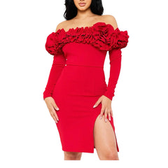 High Quality Alicia Ruffle Dress for Women