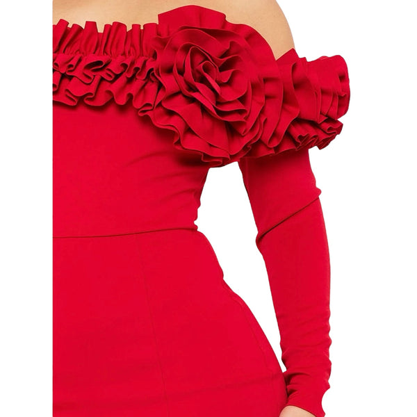 High Quality Alicia Ruffle Dress for Women