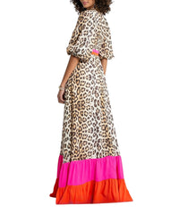 Stacey Brown Leopard Print All Size Plus Size Gorgeous Dress