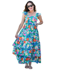 Macy Summer Floral All Size Plus Size Gorgeous Dress