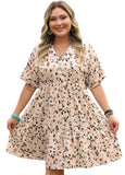 Mila Swiss Summer Plus Size Dress with Pockets for Women